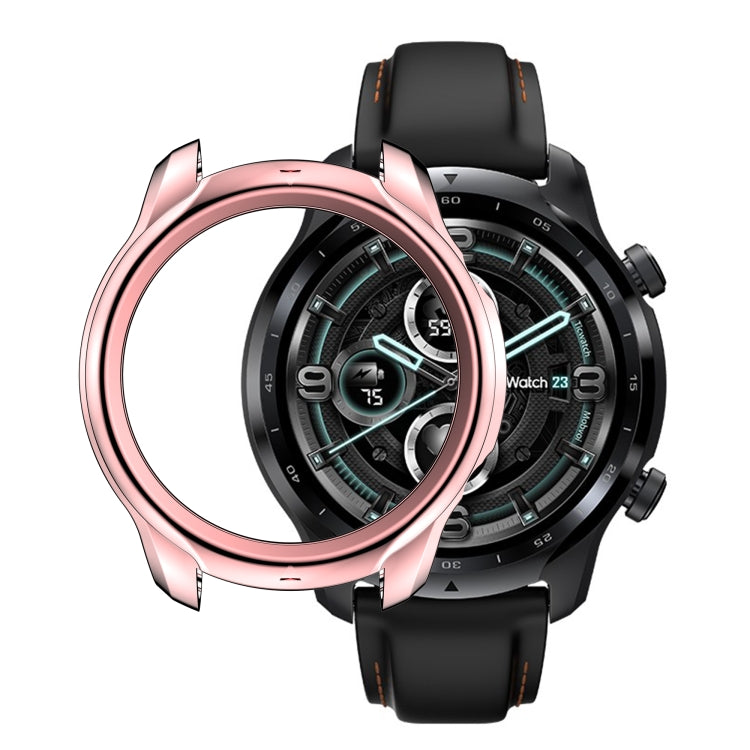 For Ticwatch Pro 3 Lite Electroplated TPU Half Wrapped Watch Protective Case