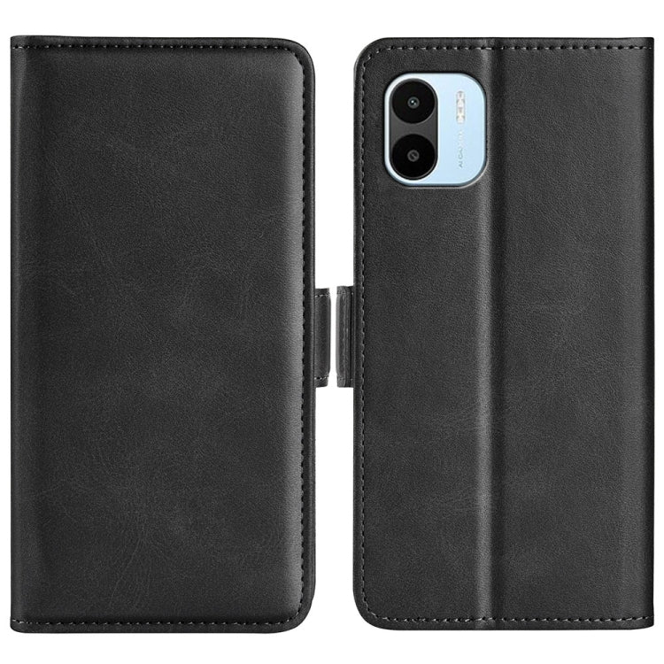 For Xiaomi Redmi A1 4G Dual-side Magnetic Buckle Horizontal Flip Leather Phone Case