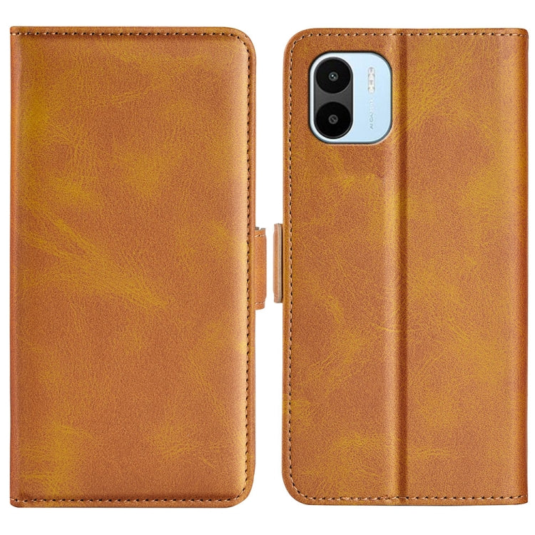 For Xiaomi Redmi A1 4G Dual-side Magnetic Buckle Horizontal Flip Leather Phone Case