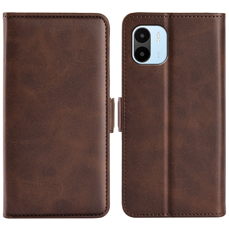 For Xiaomi Redmi A1 4G Dual-side Magnetic Buckle Horizontal Flip Leather Phone Case
