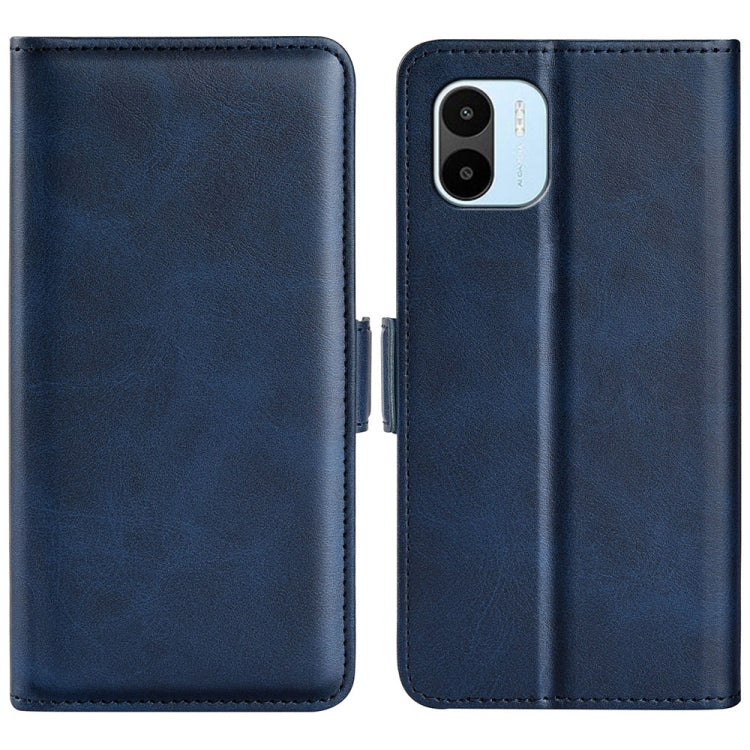For Xiaomi Redmi A1 4G Dual-side Magnetic Buckle Horizontal Flip Leather Phone Case