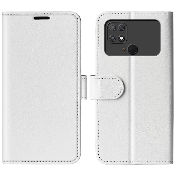 For Xiaomi Poco C40 R64 Texture Horizontal Flip Leather Phone Case
