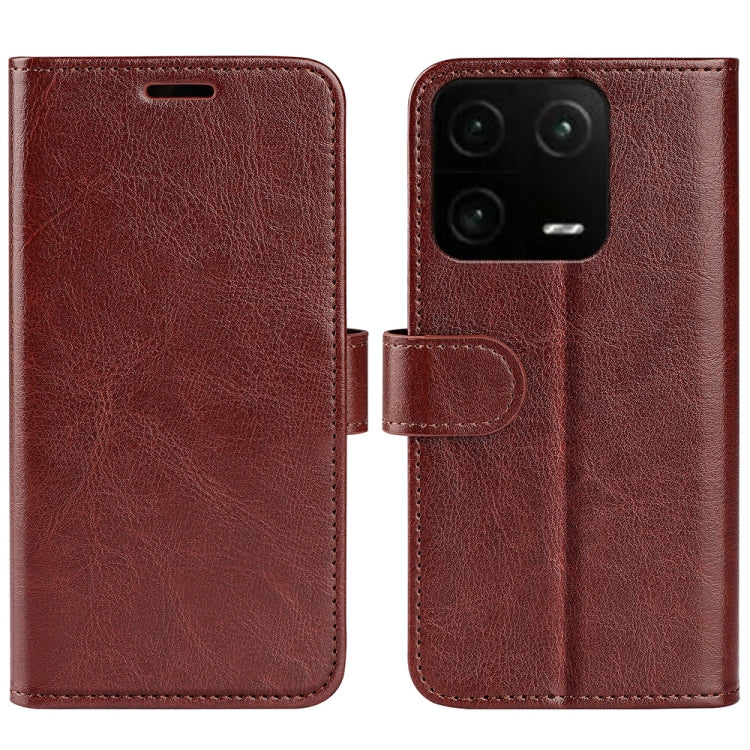 For Xiaomi 13 Pro R64 Texture Horizontal Flip Leather Phone Case