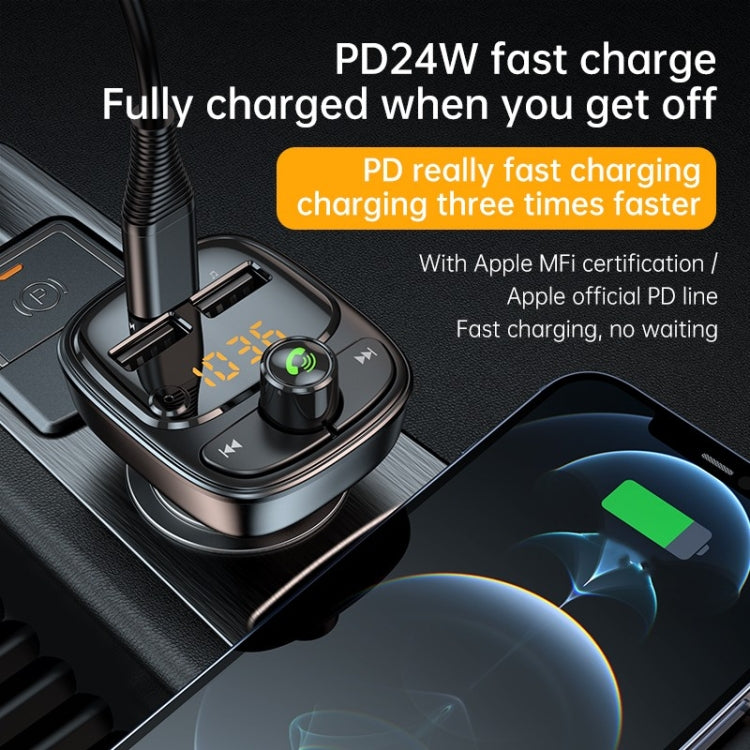 N96 Dual USB Hands-Free Car Kit 3 Port FM Transmitter Wireless MP3 Music Player