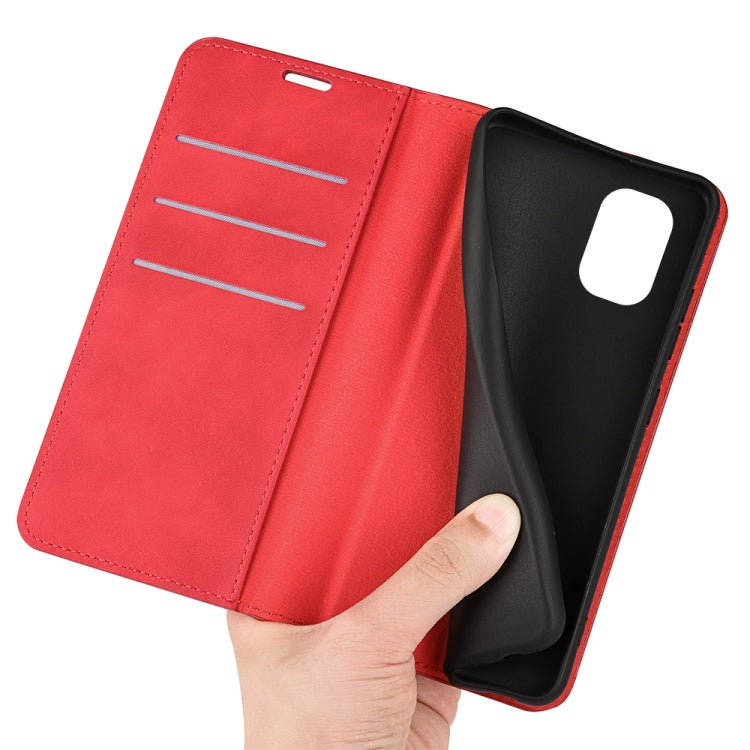 For Nokia G60 5G Retro-skin Magnetic Suction Leather Phone Case