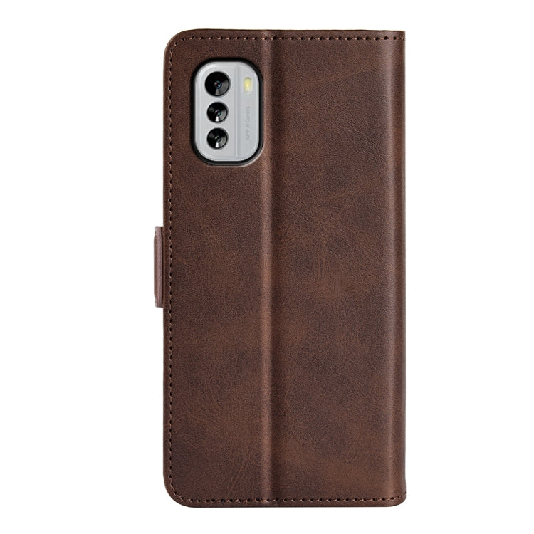 For Nokia G60 / G40 Fusion Dual-side Magnetic Buckle Leather Phone Case