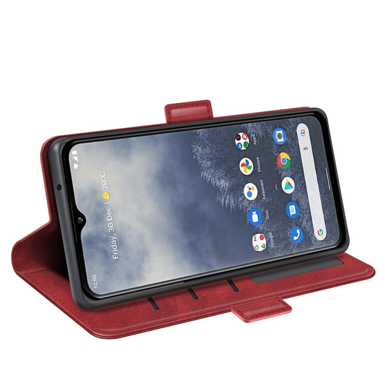 For Nokia G60 / G40 Fusion Dual-side Magnetic Buckle Leather Phone Case