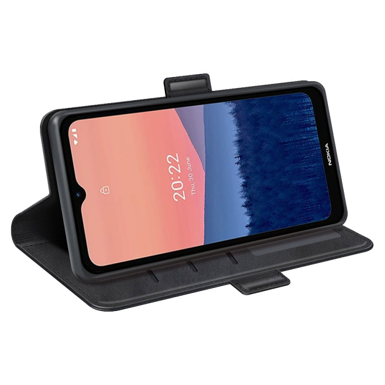 For Nokia C21 Dual-side Magnetic Buckle Leather Phone Case