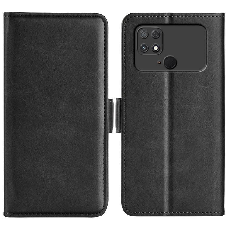 For Xiaomi Poco C40 Dual-side Magnetic Buckle Leather Phone Case