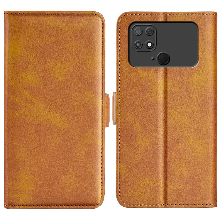 For Xiaomi Poco C40 Dual-side Magnetic Buckle Leather Phone Case