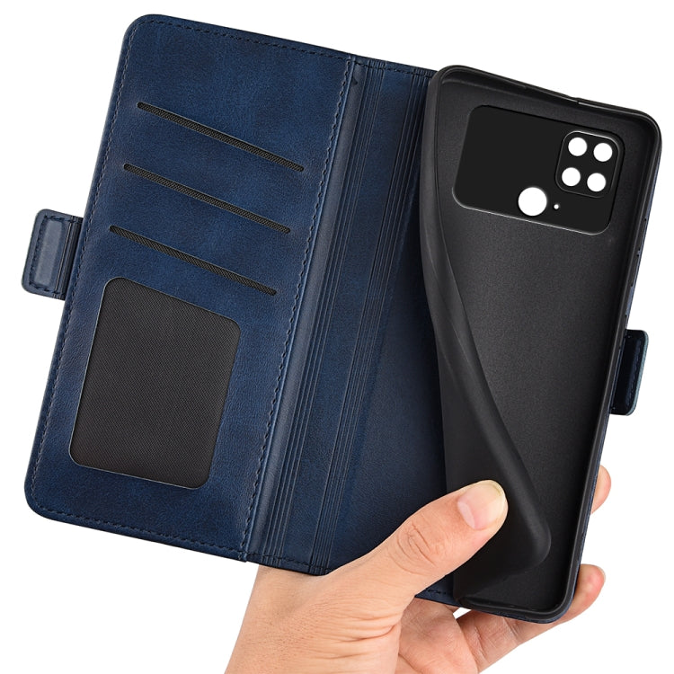 For Xiaomi Poco C40 Dual-side Magnetic Buckle Leather Phone Case