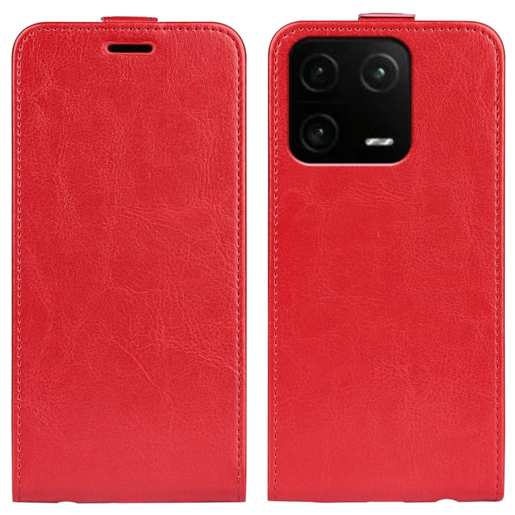 For Xiaomi 13 Pro R64 Texture Vertical Flip Leather Phone Case