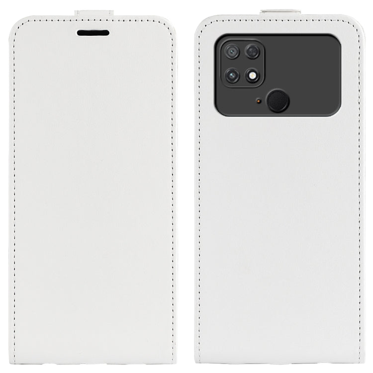 For Xiaomi Poco C40 R64 Texture Vertical Flip Leather Phone Case