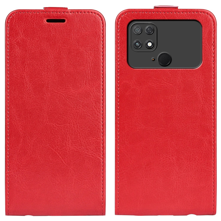 For Xiaomi Poco C40 R64 Texture Vertical Flip Leather Phone Case