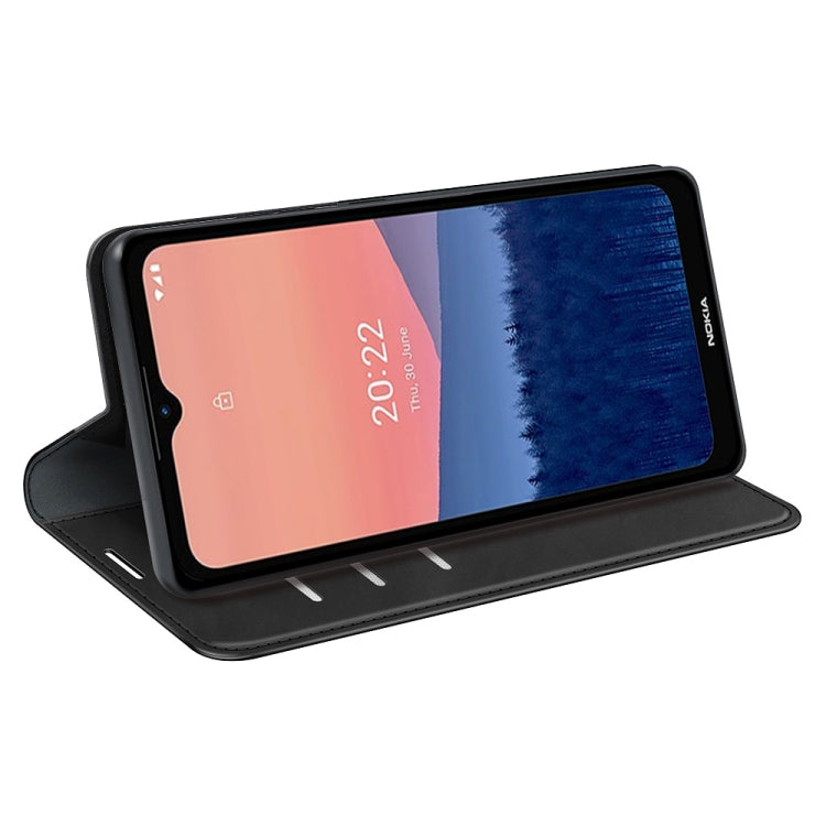 For Nokia C21 Retro-skin Magnetic Suction Leather Phone Case