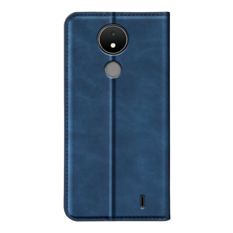 For Nokia C21 Retro-skin Magnetic Suction Leather Phone Case