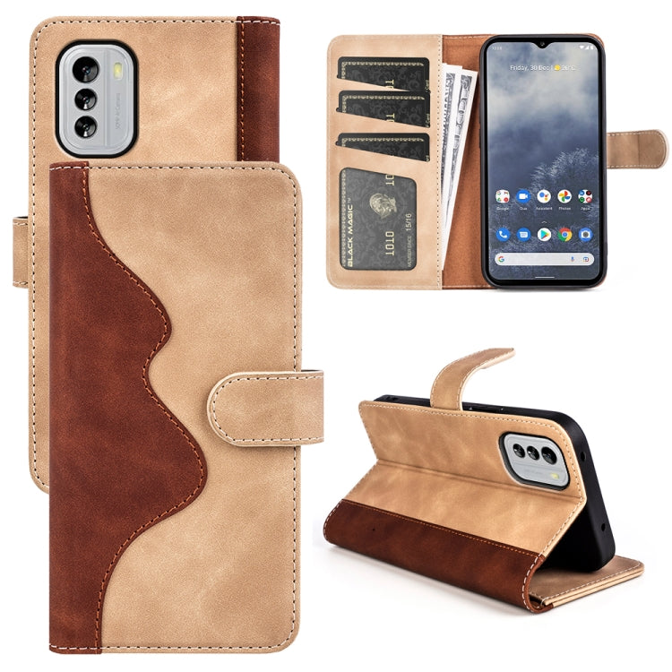 For Nokia C21 Stitching Horizontal Flip Leather Phone Case