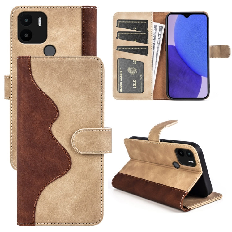 For Xiaomi Redmi A1+ Stitching Horizontal Flip Leather Phone Case