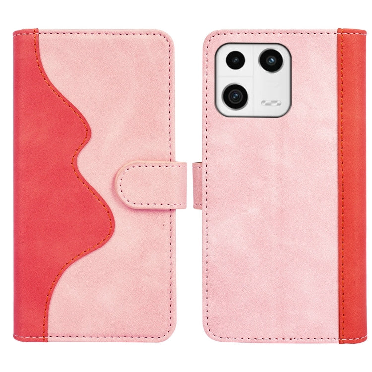 For Xiaomi 13 Stitching Horizontal Flip Leather Phone Case