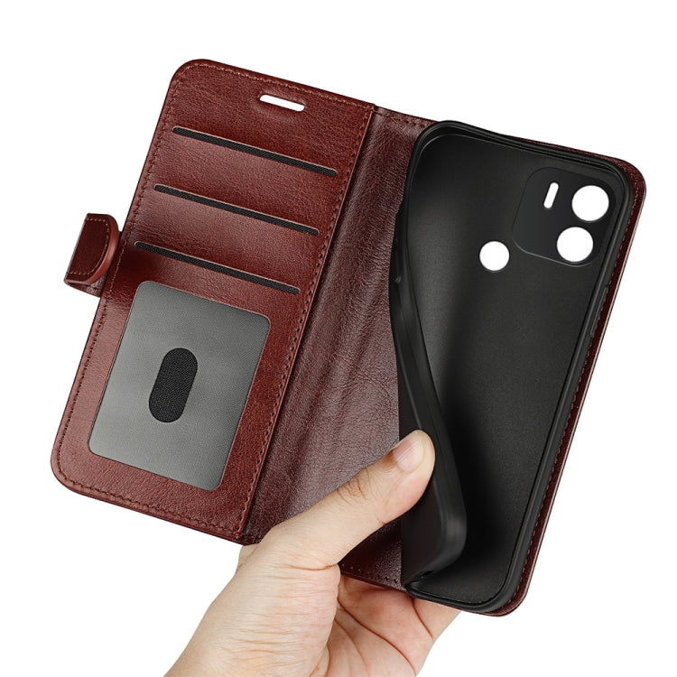 For Xiaomi Redmi A1+ R64 Texture Horizontal Flip Leather Phone Case