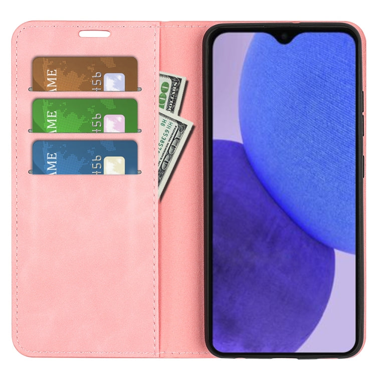For Xiaomi Redmi A1+ Retro-skin Magnetic Suction Leather Phone Case