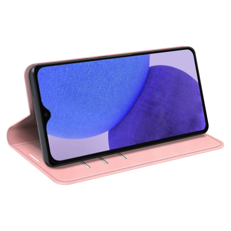 For Xiaomi Redmi A1+ Retro-skin Magnetic Suction Leather Phone Case