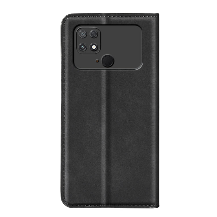 For Xiaomi Poco C40 Retro-skin Magnetic Suction Leather Phone Case