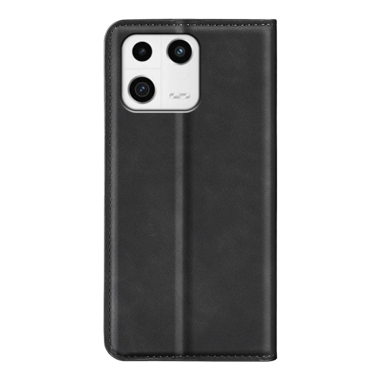 For Xiaomi 13 Retro-skin Magnetic Suction Leather Phone Case