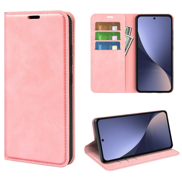 For Xiaomi 13 Retro-skin Magnetic Suction Leather Phone Case