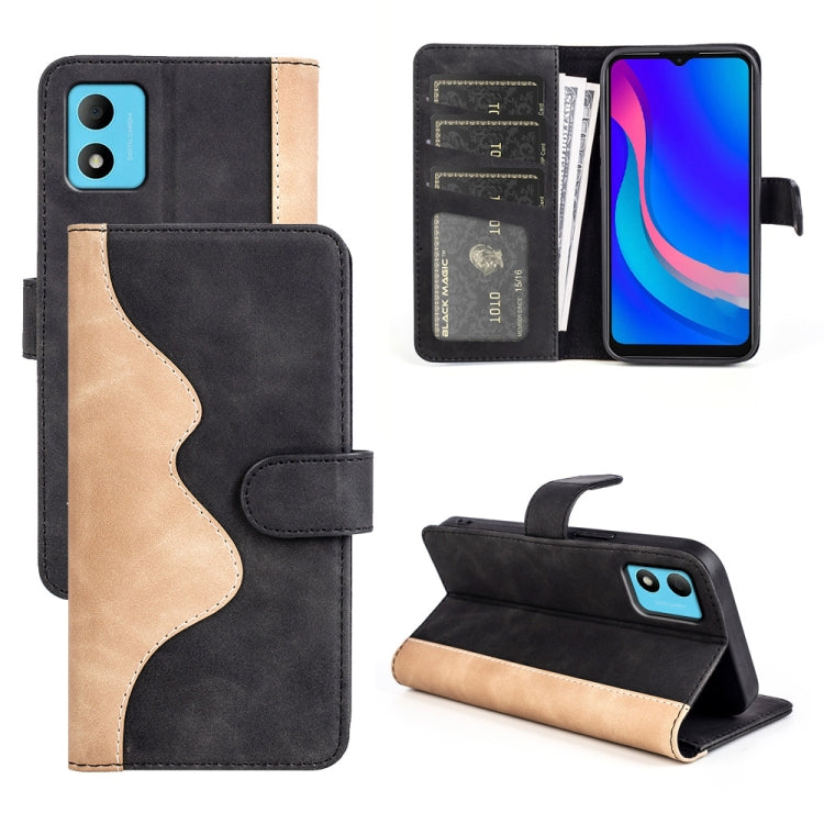 For TCL 305i Stitching Horizontal Flip Leather Phone Case