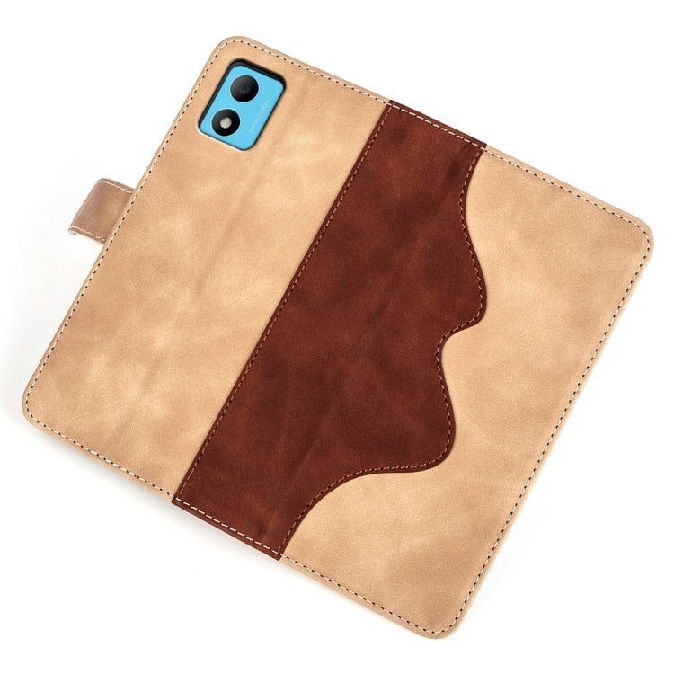 For TCL 305i Stitching Horizontal Flip Leather Phone Case