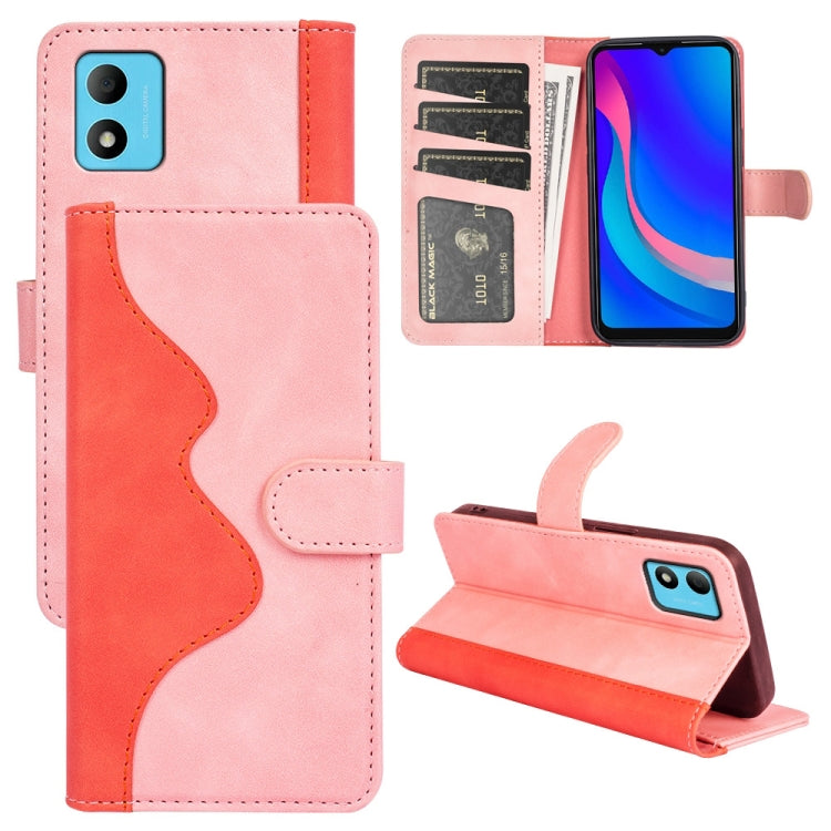 For TCL 305i Stitching Horizontal Flip Leather Phone Case