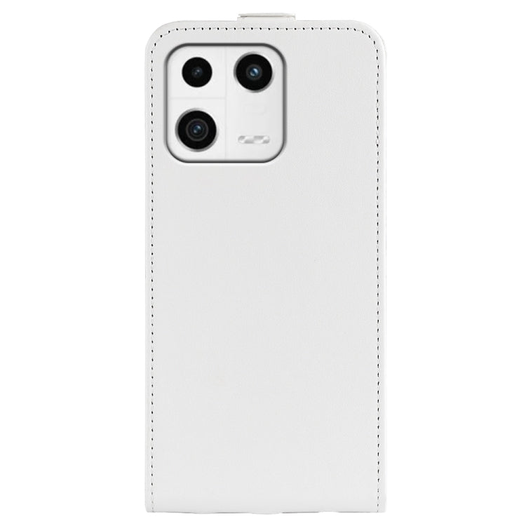 For Xiaomi 13 R64 Texture Vertical Flip Leather Phone Case