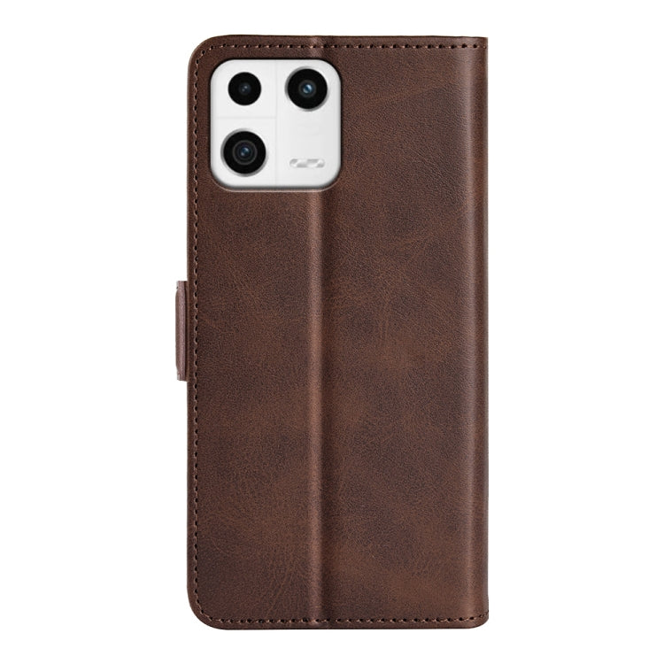 For Xiaomi 13 Dual-side Magnetic Buckle Horizontal Flip Leather Phone Case