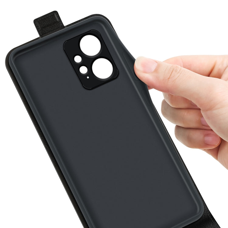 For Xiaomi Redmi Note 12 4G Global R64 Texture Vertical Flip Leather Phone Case