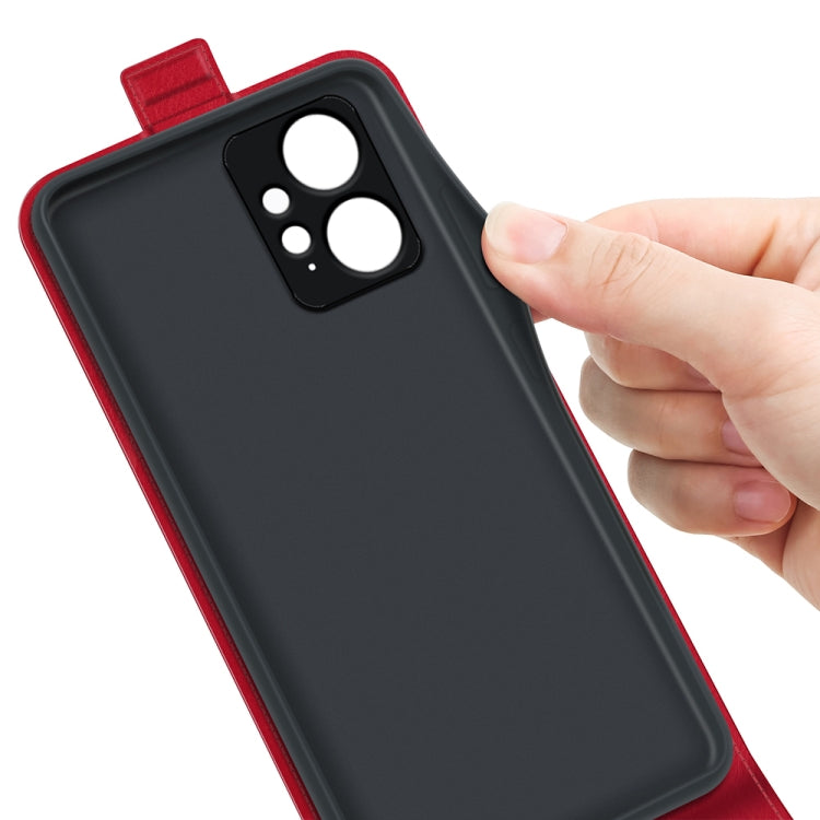 For Xiaomi Redmi Note 12 4G Global R64 Texture Vertical Flip Leather Phone Case
