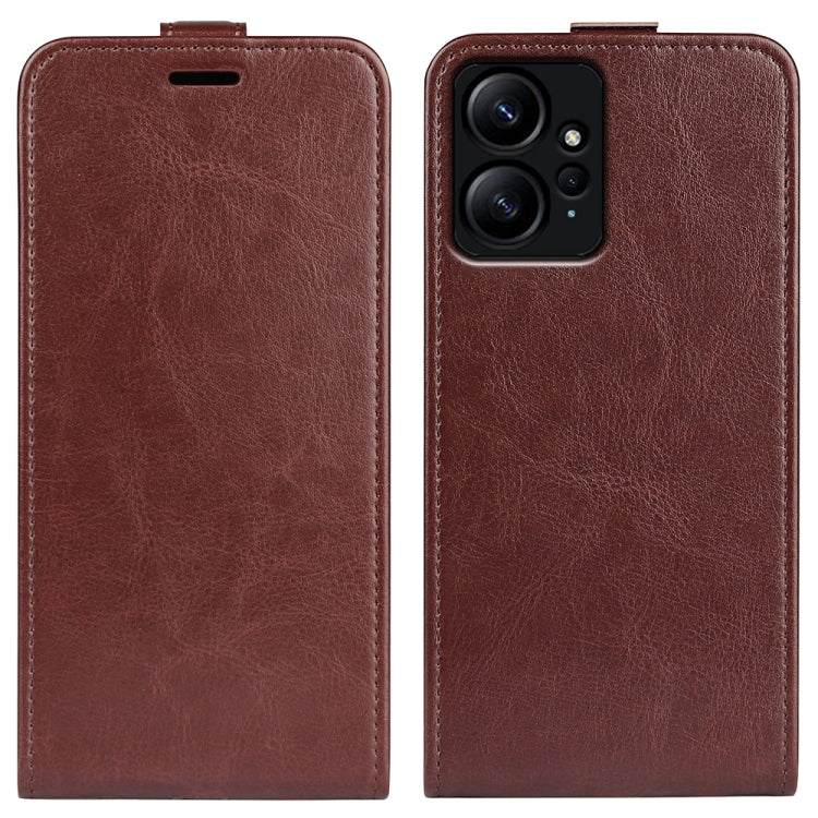 For Xiaomi Redmi Note 12 4G Global R64 Texture Vertical Flip Leather Phone Case