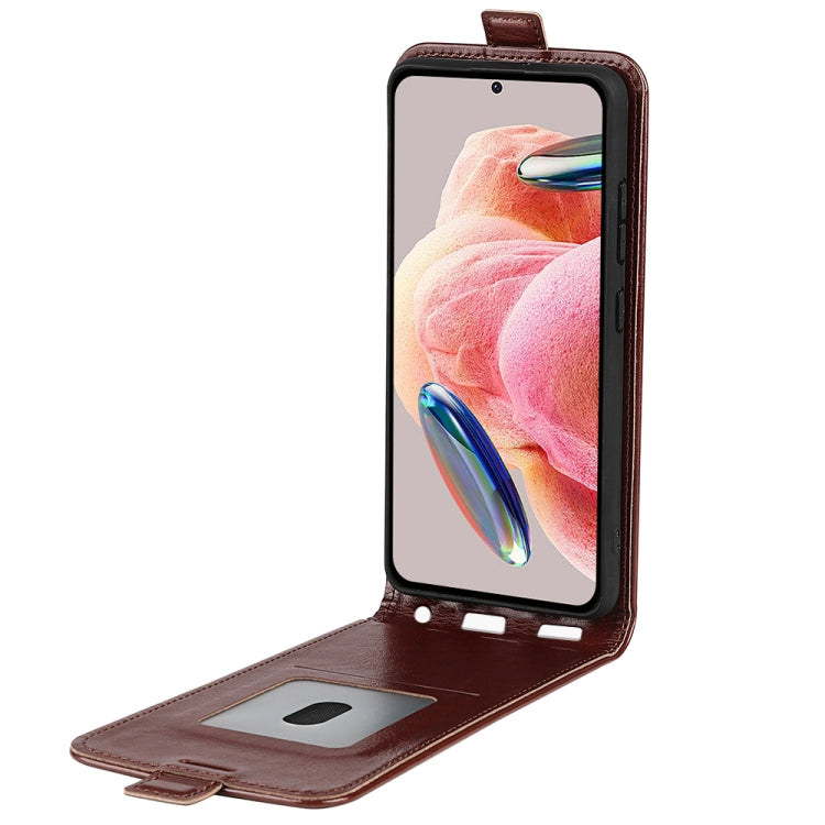 For Xiaomi Redmi Note 12 4G Global R64 Texture Vertical Flip Leather Phone Case