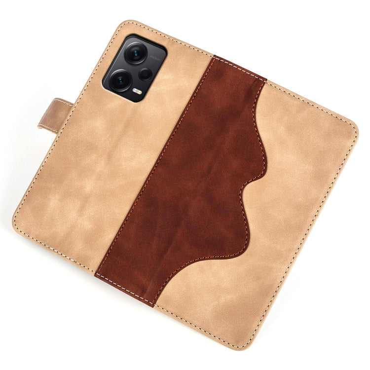 For Xiaomi Redmi Note 12 Pro+ Stitching Horizontal Flip Leather Phone Case