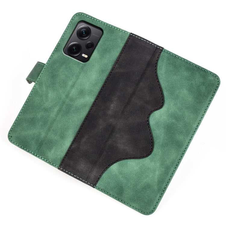 For Xiaomi Redmi Note 12 Pro+ Stitching Horizontal Flip Leather Phone Case