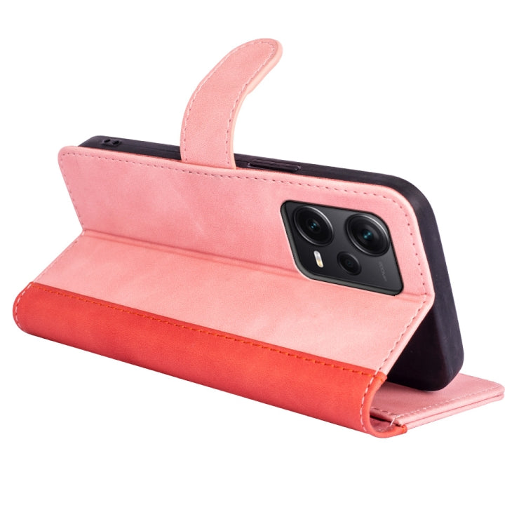 For Xiaomi Redmi Note 12 Pro+ Stitching Horizontal Flip Leather Phone Case