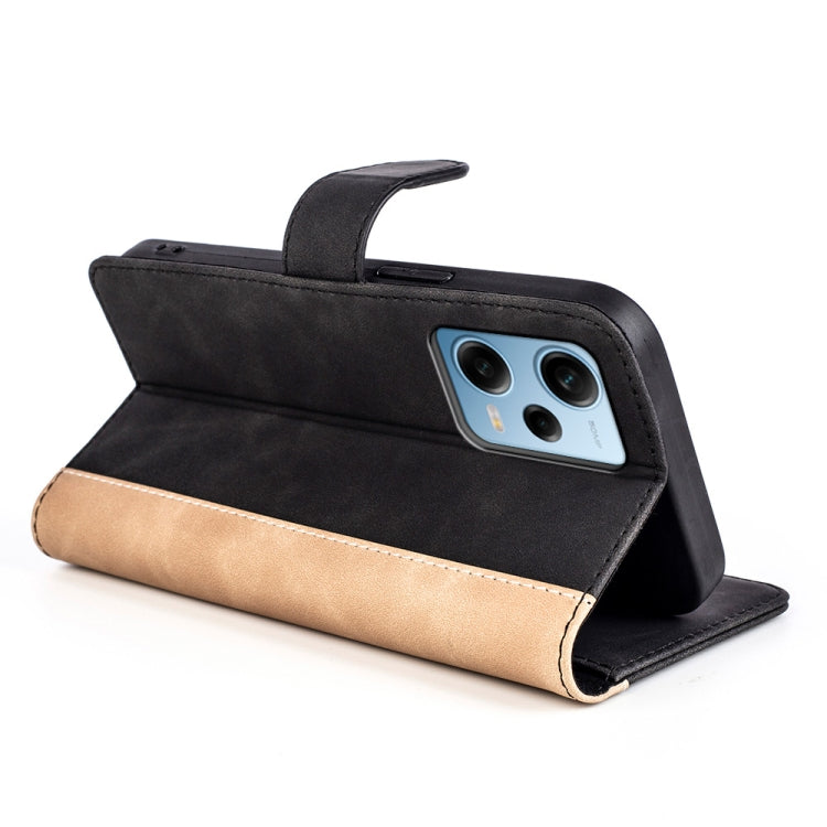 For Xiaomi Redmi Note 12 Pro Stitching Horizontal Flip Leather Phone Case