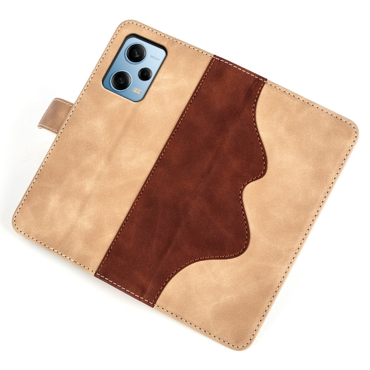 For Xiaomi Redmi Note 12 Pro Stitching Horizontal Flip Leather Phone Case