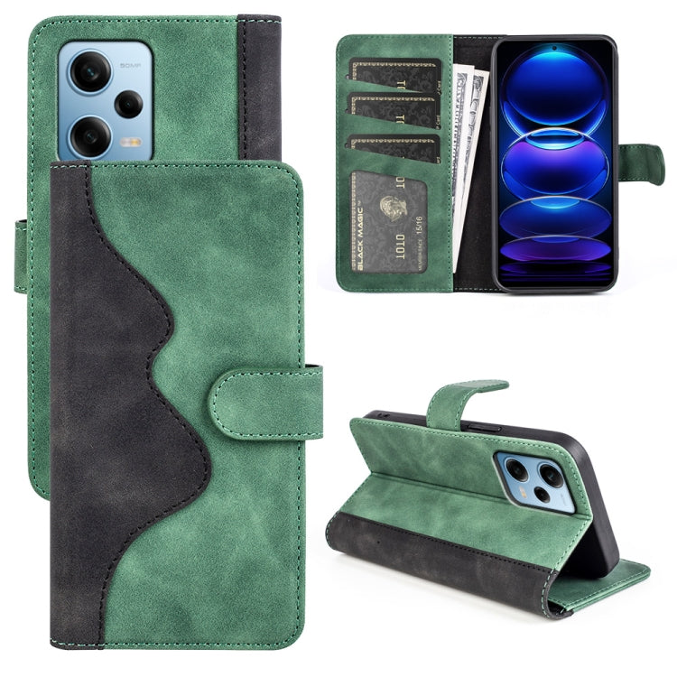 For Xiaomi Redmi Note 12 Pro Stitching Horizontal Flip Leather Phone Case