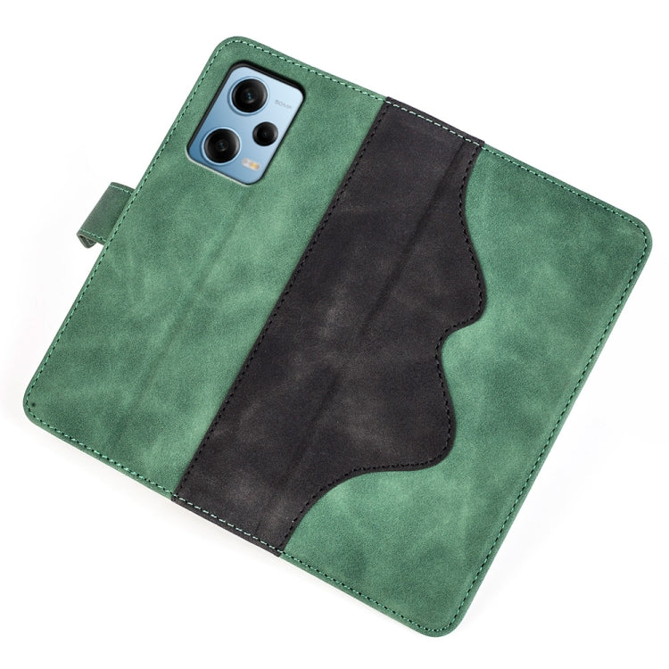 For Xiaomi Redmi Note 12 Pro Stitching Horizontal Flip Leather Phone Case