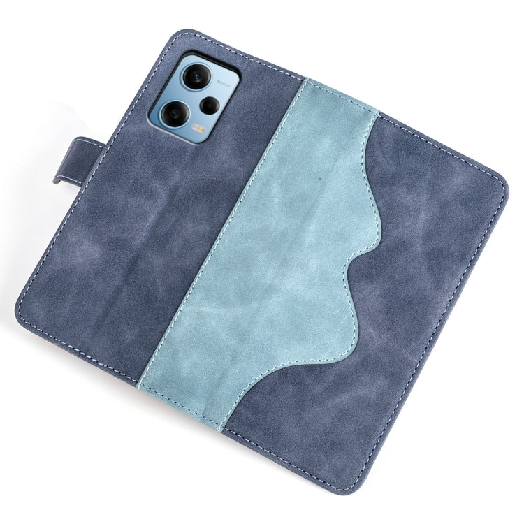 For Xiaomi Redmi Note 12 Pro Stitching Horizontal Flip Leather Phone Case