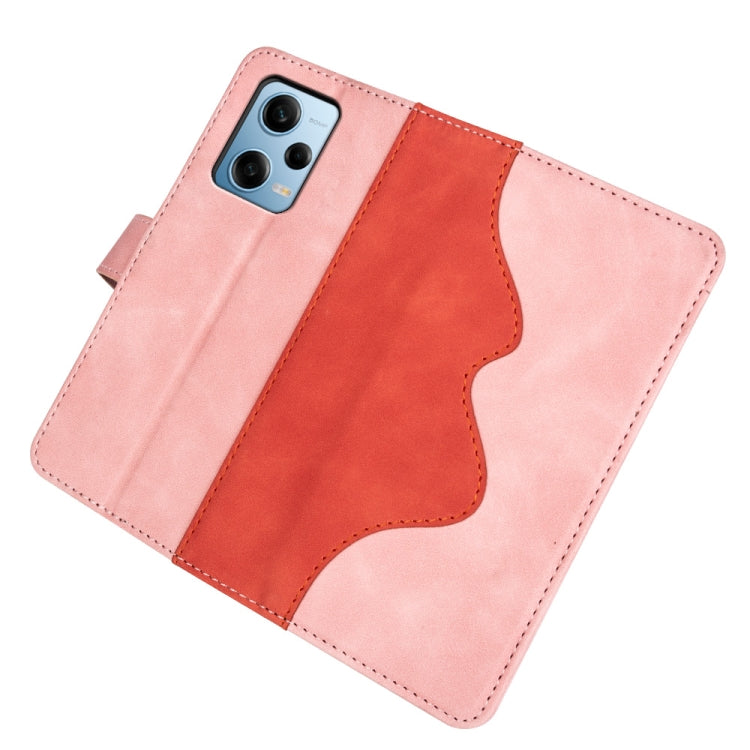 For Xiaomi Redmi Note 12 Pro Stitching Horizontal Flip Leather Phone Case