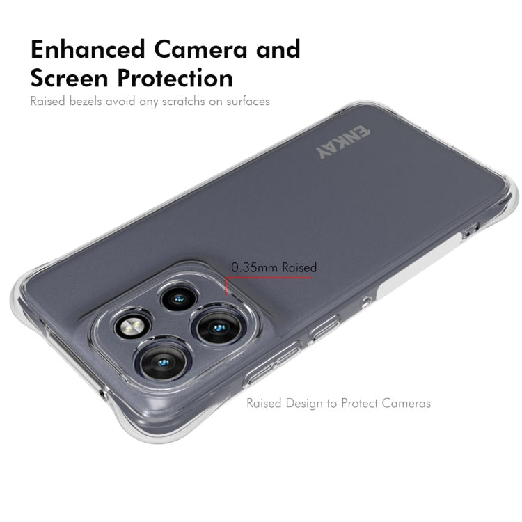 For Motorola Edge 50 Neo 5G ENKAY Hat-Prince Transparent TPU Shockproof Phone Case