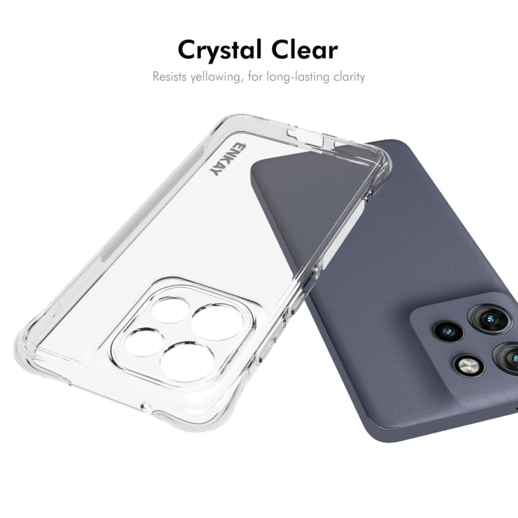 For Motorola Edge 50 Neo 5G ENKAY Hat-Prince Transparent TPU Shockproof Phone Case