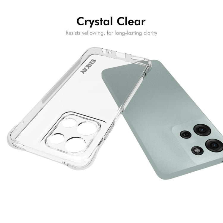 For Motorola Moto G Play 4G 2025 ENKAY Hat-Prince Transparent TPU Shockproof Phone Case